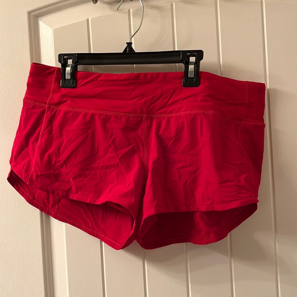 LuluLemon - Red Shorts - Size 8